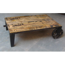 NEWS PRINT COFFEE TABLE