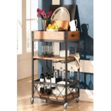 INDUSTRIAL BAR CART