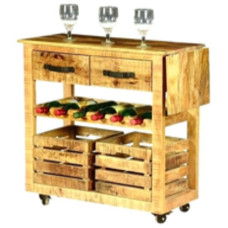 DROP LEAF KITCHEN TROLLEY