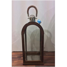 Wooden lantern with SS Steel top