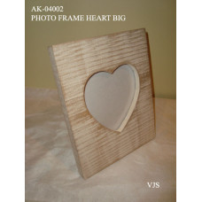 PHOTO FRAME HEART BIG