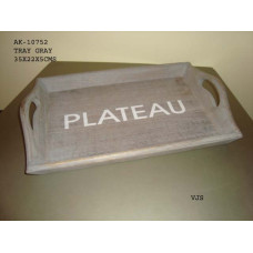 WOODEN TRAY PLATEAU