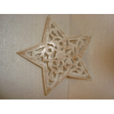 WOODEN STAR CARVING