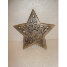 WOODEN STAR CARVING