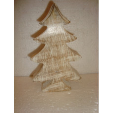 WOODEN X-MAS TREE SMALL