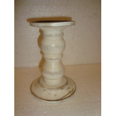 WOODEN CANDLE STAND SMALL