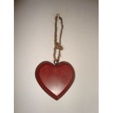 HANGING HEART PLAIN MINI 7CM