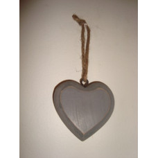 HANGING HEART PLAIN MINI 7CM