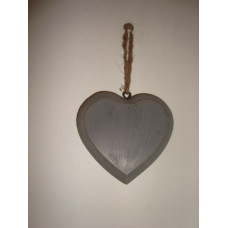 HANGING HEART PLAIN SMALL 9 CM