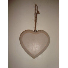 HEART HANGING PLAIN SMALL 9CM