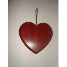 HANGING HEART PLAIN MED 13.5CM