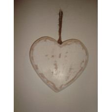 HANGING HEART PLAIN MED 13.5CM