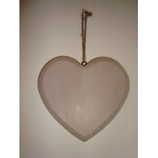 HANGING HEART PLAIN MED 13.5 CM