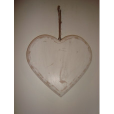 HANGING HEART PLAIN BIG 17.5CM