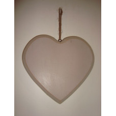 HANGING HEART PLAIN BIG 17.5 CM