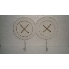 2 BUTTON HOOKS