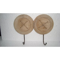 2 BUTTON HOOKS