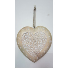 HEART FLOWER CARVING SMALL