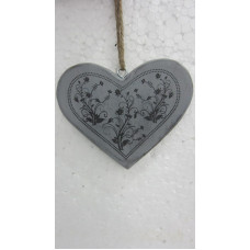 FLOWER PRINT HEART SMALL