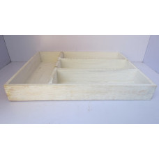 TRAY WITH PARTITION