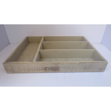 TRAY WITH PARTITION