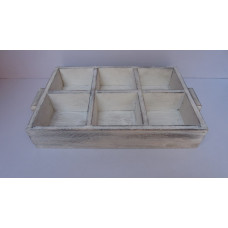 RECT. TRAY W 6-PARTITION