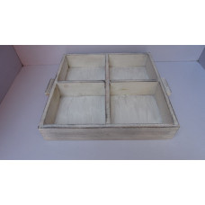 SQ. TRAY W 4 - PARTITION