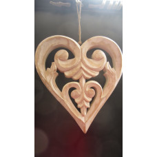 HEART CARVING HANGING