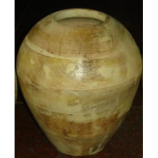 WOODEN VASE SMALL NATURAL