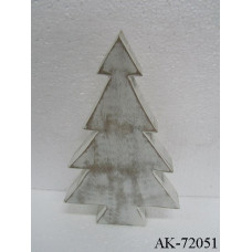 WOODEN STANDING X-MAS TREE BIG