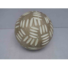 BALL 18 CM STRIPES DECOR