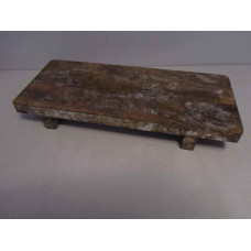 RECTANGULAR TRAY ON BASE BIG