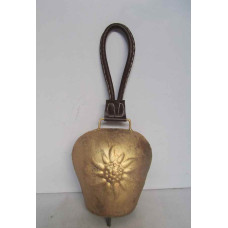 IRON BELL WITH LEATHER HANDLE BIG