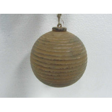 5 WOODEN STRIPES BALL HANGING"