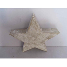 WOODEN STAR SMALL DECOR