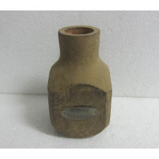 WOODEN SQ. VASE BIG