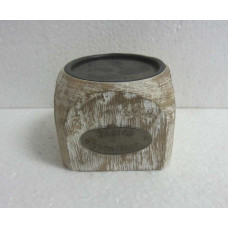 SQ. CANDLE STAND PILLAR SMALL