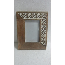 BEADED PHOTO FRAME RECT. PIERCE