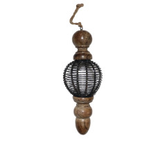 WOOD IRON WIRES ROUND ROYAL HANGING SMALL