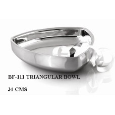 STEEL TRIANGULAR BOWL