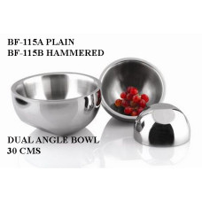 STEEL DUAL ANGLE BOWL PLAIN