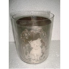 CAT LANTERN WITH GLASS