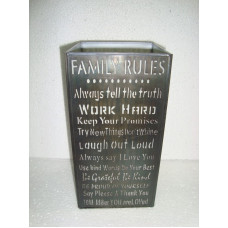 FAMILY RULES LANTERN