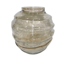 SPIRAL BALL VASE LUSTRE