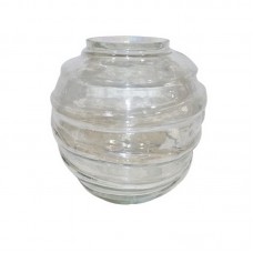 SPIRAL BALL VASE LUSTRE