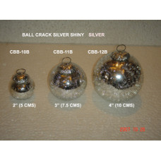 BALL CRACK SILVER SILVER 3 CMS"