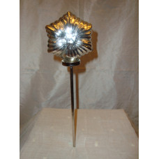 RIBBED STAR 4 O/S 46 CMS HIGH SILVER"