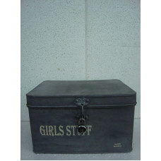 GIRLS STUFF BOX WITH LATCH AND LOCK