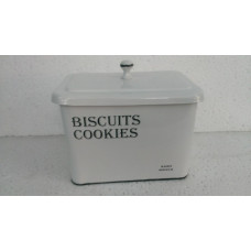 Biscuit box r.h. wit