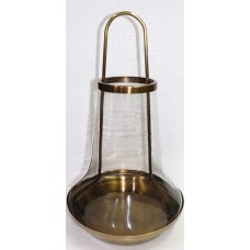 Lantern clock model brass/clear